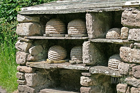 BEEHIVES_IN_STONE_SHELTER