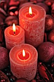 RED CANDLES & BAUBLES