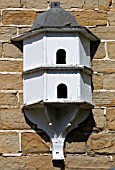 WALL MOUNTED DOVECOTE AT RENISHAW HALL, DERBYSHIRE
