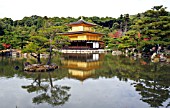 KINKAKUJI TEMPLE, TEMPLE OF THE GOLDEN PAVILION, KYOTO, JAPAN