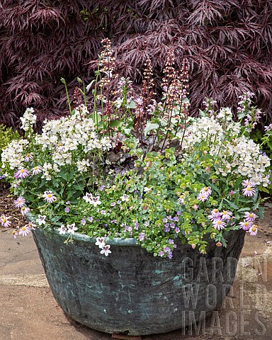 Large_bowl_shaped_metal_container_with_colour_coordinated_flowers