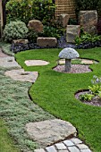 PATH OF THYME AND STONE BY LAWN